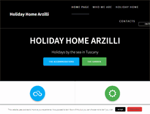Tablet Screenshot of holidayhomearzilli.com
